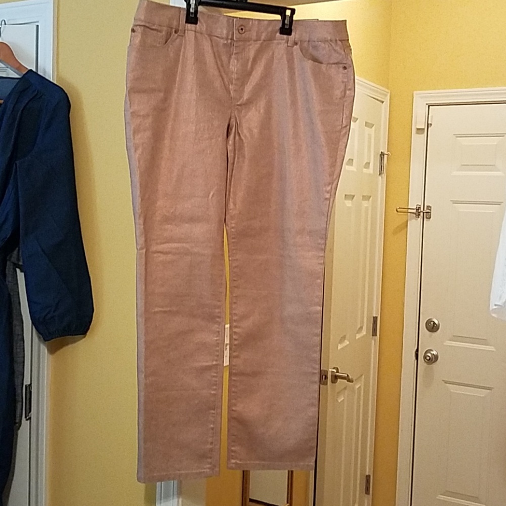 NWT...Size 3 Chico's platinum denim